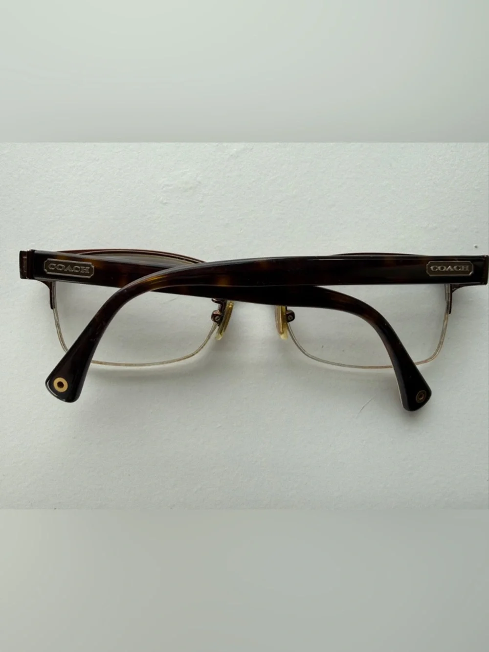Coach HC5038 Montana Semi-Rimless Frames Satin Brown Women's Eyewear